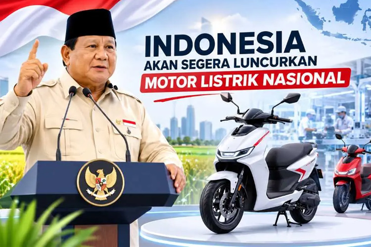 Prabowo Siapkan Peluncuran Motor Listrik Nasional, Dorong Pengurangan Ketergantungan BBM