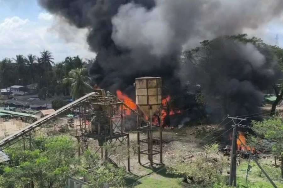 Pasar di Kyauktaw Rakhine Diserang dari Udara, 33 Orang Tewas